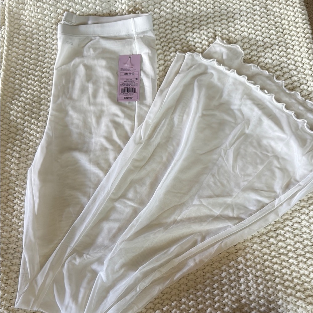 NWT XS Wild Fable White Flared Coverup